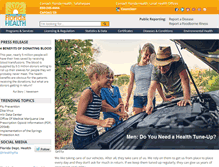Tablet Screenshot of floridahealth.gov